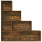 Boekenkast 155X24X160 Cm Gerookt Eikenkleurig