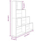 Boekenkast 155X24X160 Cm Gerookt Eikenkleurig