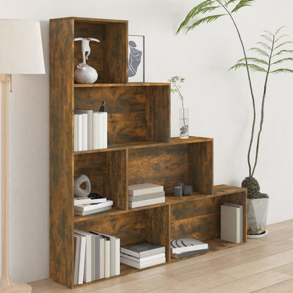 Boekenkast 155X24X160 Cm Gerookt Eikenkleurig