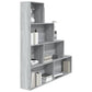 Boekenkast 155X24X160 Cm Grijs Sonoma Eikenkleurig
