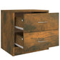 Nachtkastjes 2 St 40X30X40 Cm Bewerkt Hout Gerookt Eikenkleurig
