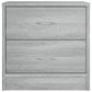 Nachtkastje 40X30X40 Cm Bewerkt Hout Grijs Sonoma Eikenkleurig