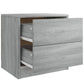 Nachtkastjes 2 St 40X30X40 Cm Bewerkt Hout Grijs Sonoma Eiken
