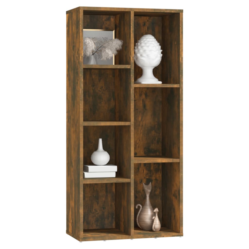 Boekenkast 50X25X106 Cm Gerookt Eikenkleurig