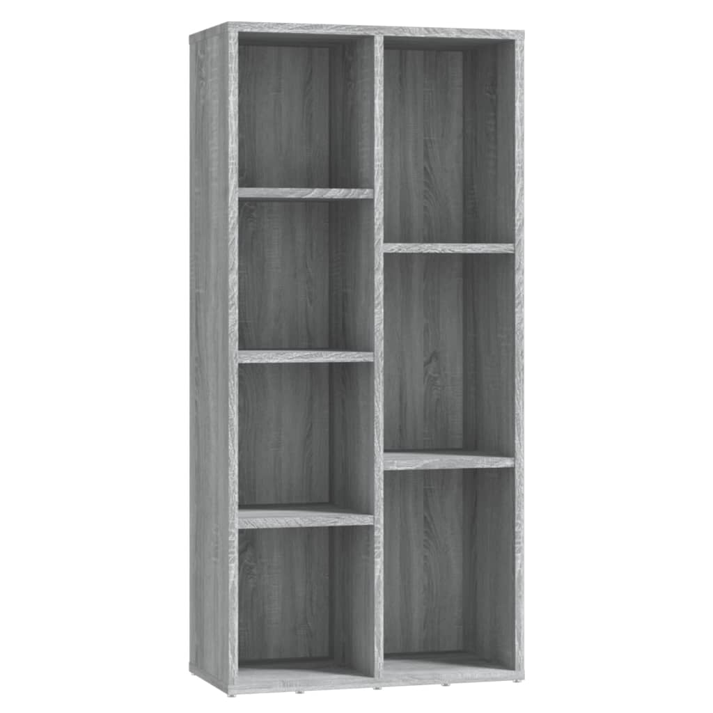 Boekenkast 50X25X106 Cm Grijs Sonoma Eikenkleurig