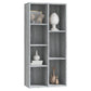 Boekenkast 50X25X106 Cm Grijs Sonoma Eikenkleurig