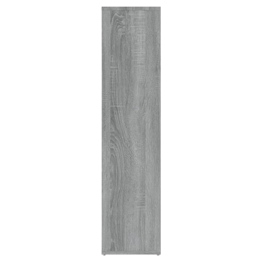 Boekenkast 50X25X106 Cm Grijs Sonoma Eikenkleurig