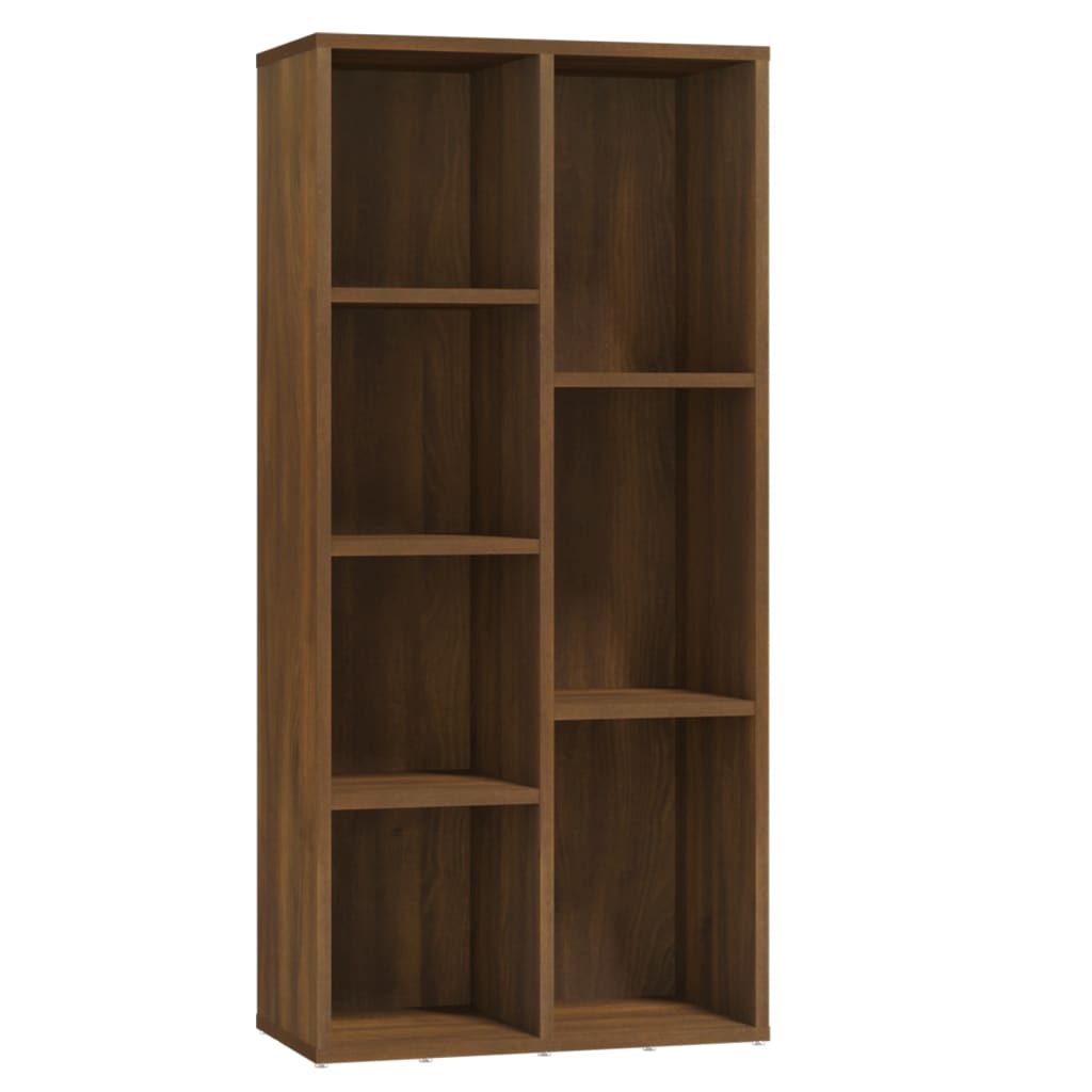Boekenkast 50X25X106 Cm Bruineikenkleurig