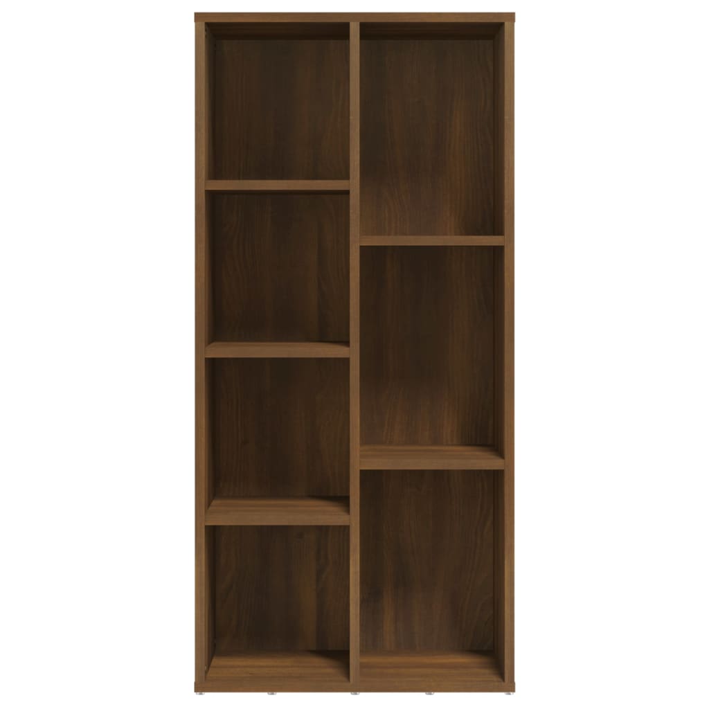 Boekenkast 50X25X106 Cm Bruineikenkleurig