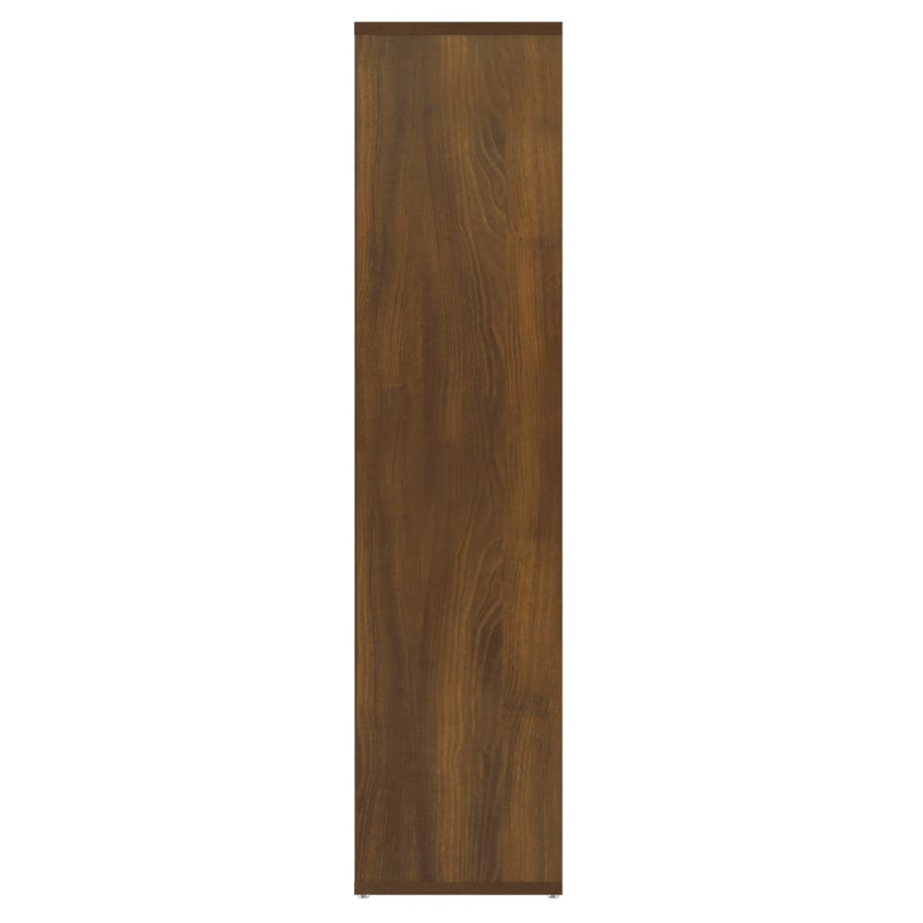 Boekenkast 50X25X106 Cm Bruineikenkleurig