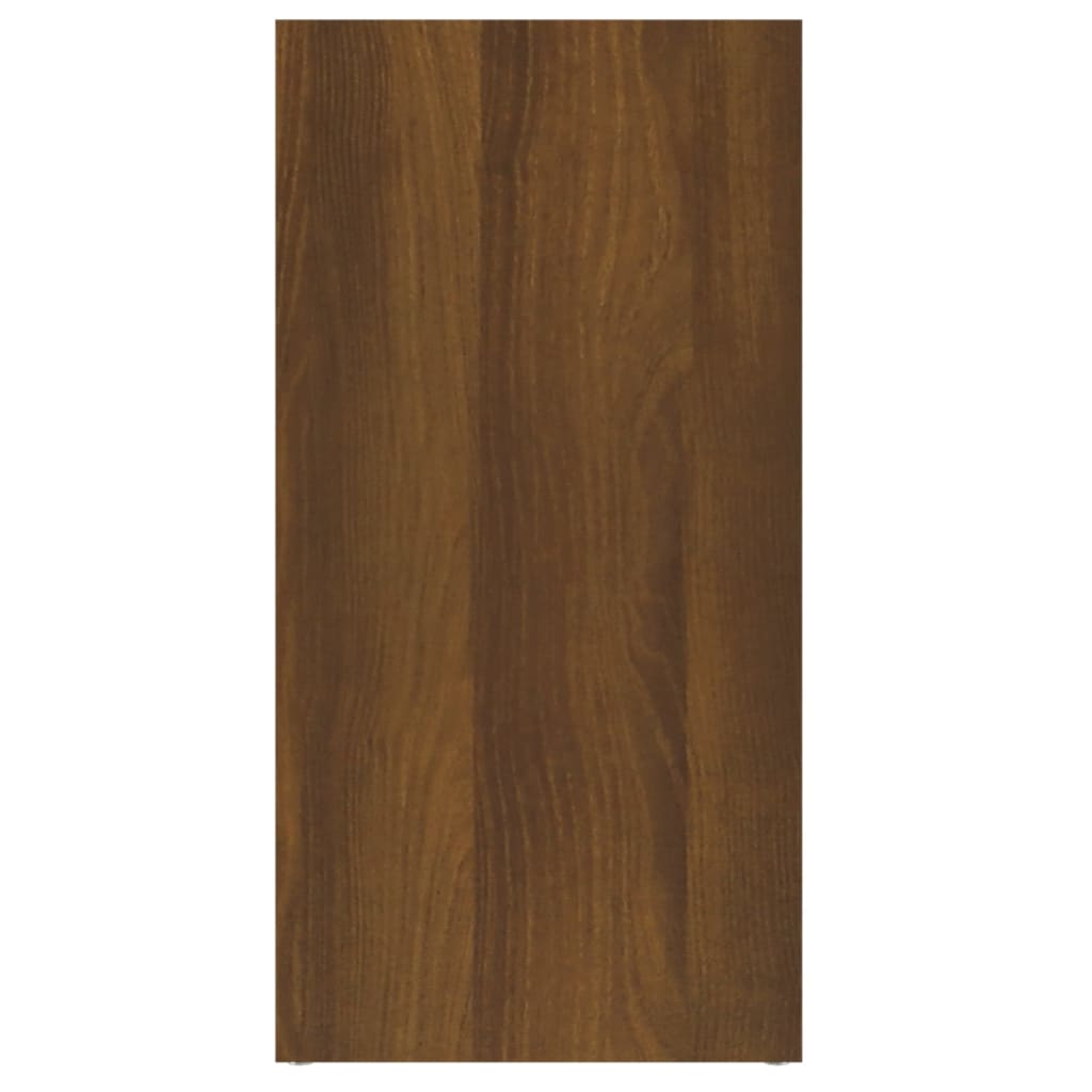 Boekenkast 50X25X106 Cm Bruineikenkleurig