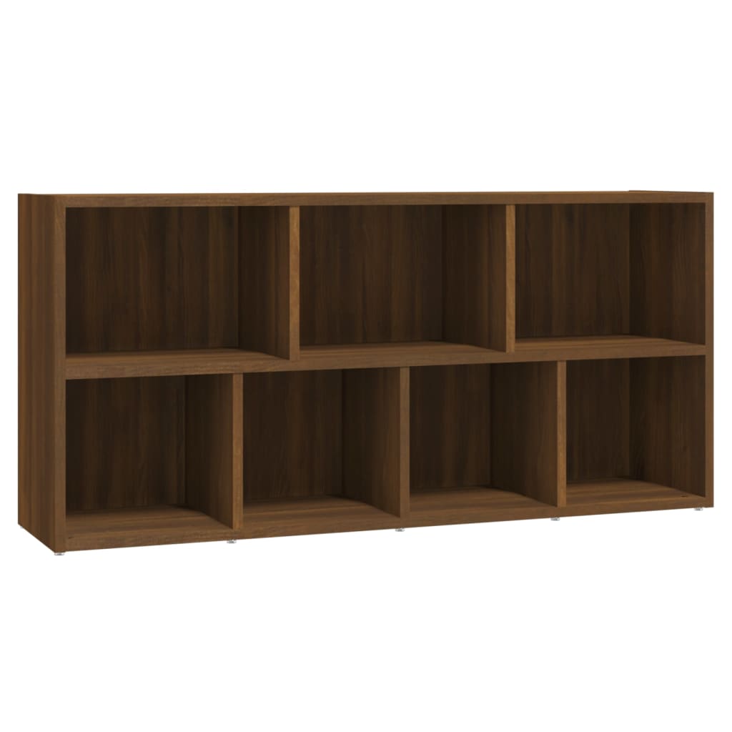 Boekenkast 50X25X106 Cm Bruineikenkleurig
