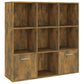 Boekenkast 98X30X98 Cm Gerookt Eikenkleurig
