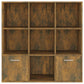 Boekenkast 98X30X98 Cm Gerookt Eikenkleurig