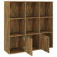 Boekenkast 98X30X98 Cm Gerookt Eikenkleurig