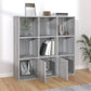 Boekenkast 98X30X98 Cm Grijs Sonoma Eikenkleurig