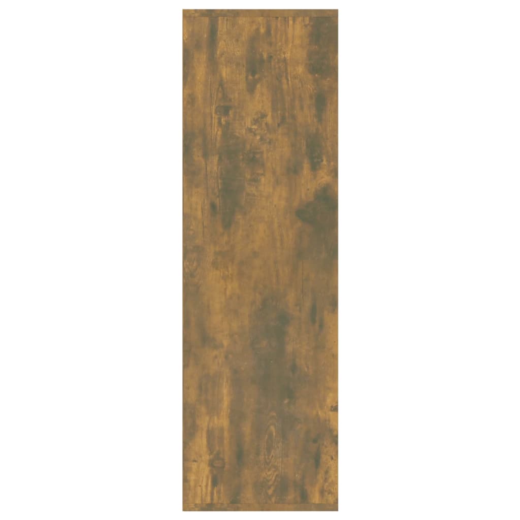 Boekenkast 98X30X98 Cm Gerookt Eikenkleurig