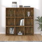 Boekenkast 98X30X98 Cm Gerookt Eikenkleurig