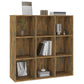 Boekenkast 98X30X98 Cm Gerookt Eikenkleurig