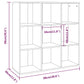 Boekenkast 98X30X98 Cm Gerookt Eikenkleurig
