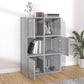 Opbergkast 60X29,5X90 Cm Grijs Sonoma Eikenkleurig