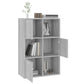 Opbergkast 60X29,5X90 Cm Grijs Sonoma Eikenkleurig