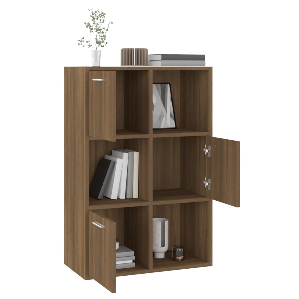Opbergkast 60X29,5X90 Cm Bruineikenkleurig