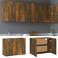 Wandkast Hangend 80X31X60 Cm Bewerkt Hout Gerookt Eikenkleurig
