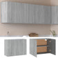 Wandkast Hangend 80X31X60 Cm Bewerkt Hout Grijs Sonoma Eiken