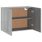 Wandkast Hangend 80X31X60 Cm Bewerkt Hout Grijs Sonoma Eiken