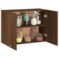 Wandkast Hangend 80X31X60 Cm Bewerkt Hout Bruineikenkleurig