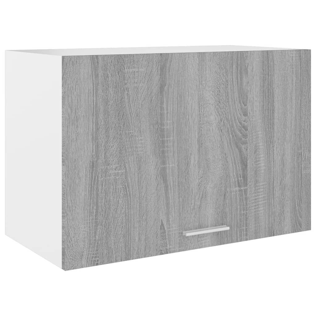 Wandkast Hangend 60X31X40 Cm Bewerkt Hout Grijs Sonoma Eiken