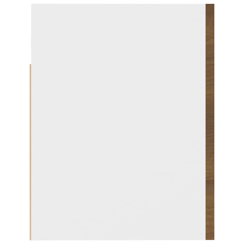 Wandkast Hangend 60X31X40 Cm Bewerkt Hout Bruineikenkleurig
