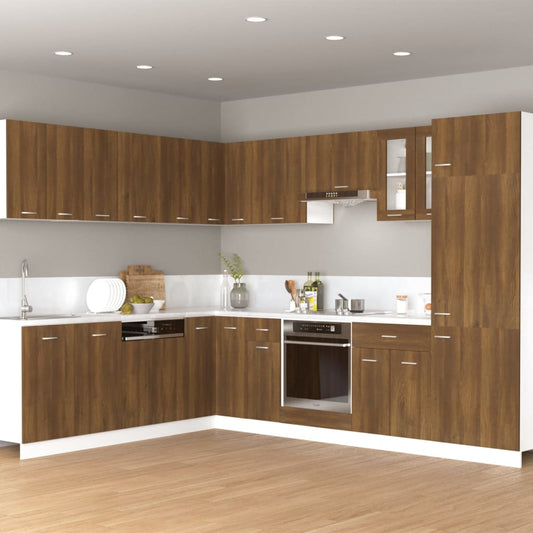 Wandkast Hangend 60X31X40 Cm Bewerkt Hout Bruineikenkleurig