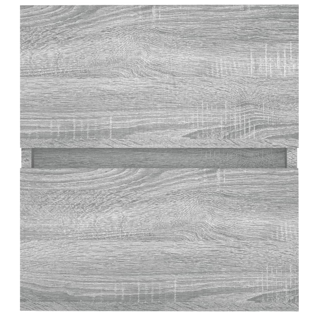 Wastafelkast 41X38,5X45 Cm Bewerkt Hout Grijs Sonoma Eikenkleur