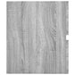Wastafelkast 41X38,5X45 Cm Bewerkt Hout Grijs Sonoma Eikenkleur