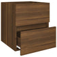 Wastafelkast 41X38,5X45 Cm Bewerkt Hout Bruineikenkleurig