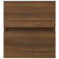 Wastafelkast 41X38,5X45 Cm Bewerkt Hout Bruineikenkleurig