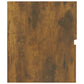 Wastafelkast 90X38,5X45 Cm Bewerkt Hout Gerookt Eikenkleurig