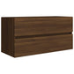 Wastafelkast 90X38,5X45 Cm Bewerkt Hout Bruineikenkleurig