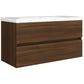 Wastafelkast 90X38,5X45 Cm Bewerkt Hout Bruineikenkleurig