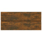 Wastafelkast 100X38,5X45 Cm Bewerkt Hout Gerookt Eikenkleurig
