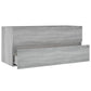 Wastafelkast 100X38,5X45 Cm Bewerkt Hout Grijs Sonoma Eiken