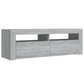 Tv-Meubel Met Led-Verlichting 120X35X40 Cm Grijs