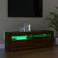 Tv-Meubel Met Led-Verlichting 120X35X40 Cm Bruin Eikenkleurig