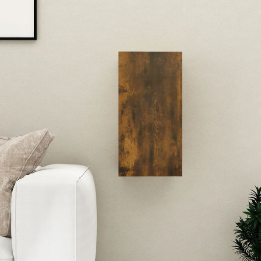 Tv-Meubel 30,5X30X60 Cm Bewerkt Hout Gerookt Eikenkleurig