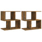Nachtkastjes 2 St 50X30X51,5 Cm Bewerkt Hout Gerookt Eikenkleur