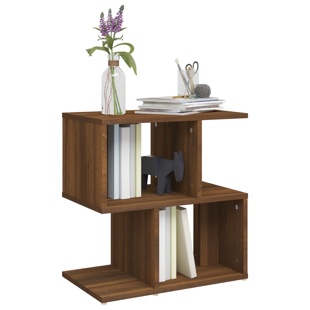 Nachtkastjes 2 St 50X30X51,5 Cm Bewerkt Hout Bruineikenkleurig