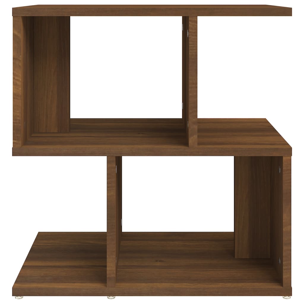 Nachtkastjes 2 St 50X30X51,5 Cm Bewerkt Hout Bruineikenkleurig