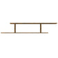 Tv-Wandschap 125X18X23 Cm Bewerkt Hout Gerookt Eikenkleurig